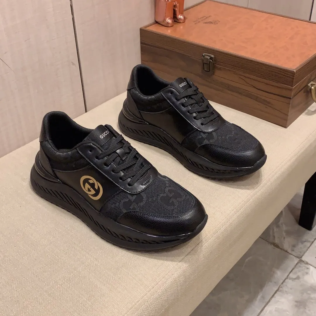 Men's men's shoes💰460💰💰🎩🎩[Lightning][Lightning] "Gucci*" The latest and most popular casual sports shoes, top brand [seduce] luxury~purchase, top~quality. [Strong] The upper is made of imported breathable cowhide with material ➕ breathable sheepskin feet (•) and fine workmanship. The original stylish and stylish soft rubber wear-resistant and non-slip outsole is light and comfortable on the feet. The real thing looks better when taken in real life. 413: code: 38-44, can be customized 45